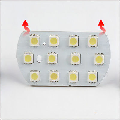 Fabricatie van PCB-platen met 12 LED's met hoog licht voor autoverlezing