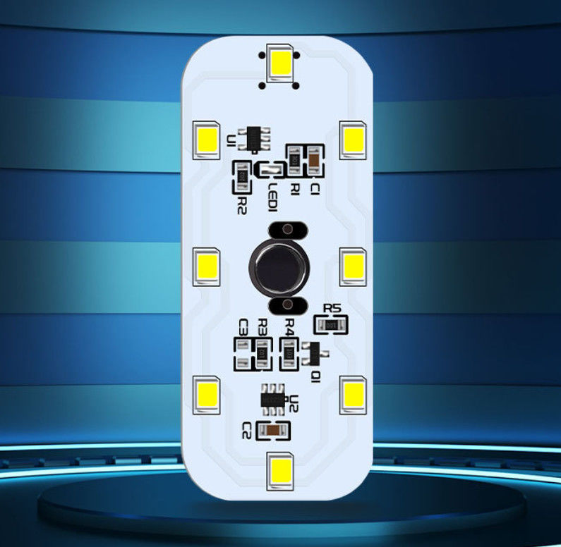 Rigid Multilayer PCB-fabrikant met 12 LED's met hoog licht voor autolezen