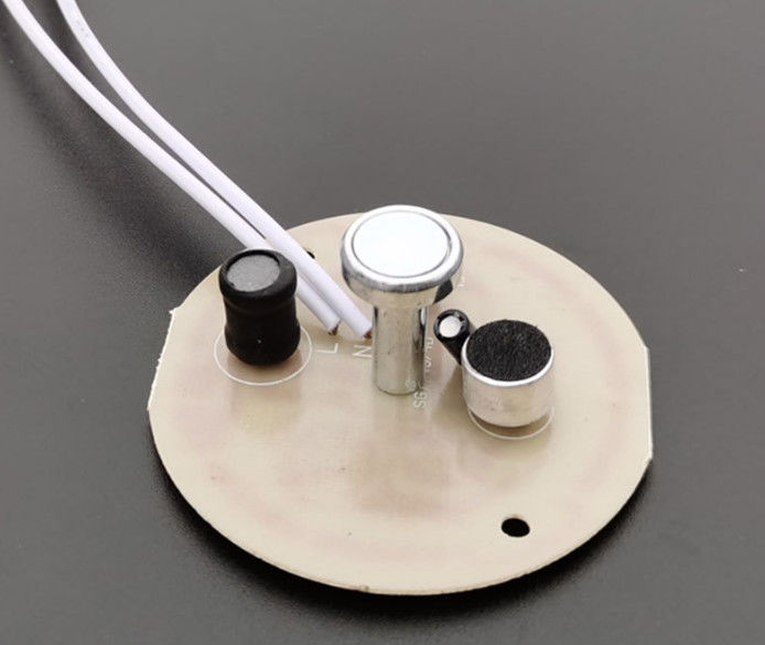 PCBA met 10 LED's en USB-aansluiting voor stem- en lichtsensoren geïntegreerd plafondlicht, ondersteunt magnetische montage