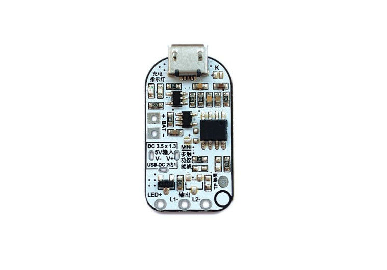 PCBA Voor Touch Control Tafellamp Met Drie Staploze Dimming LED Ondersteunt Charging And Discharging Protection