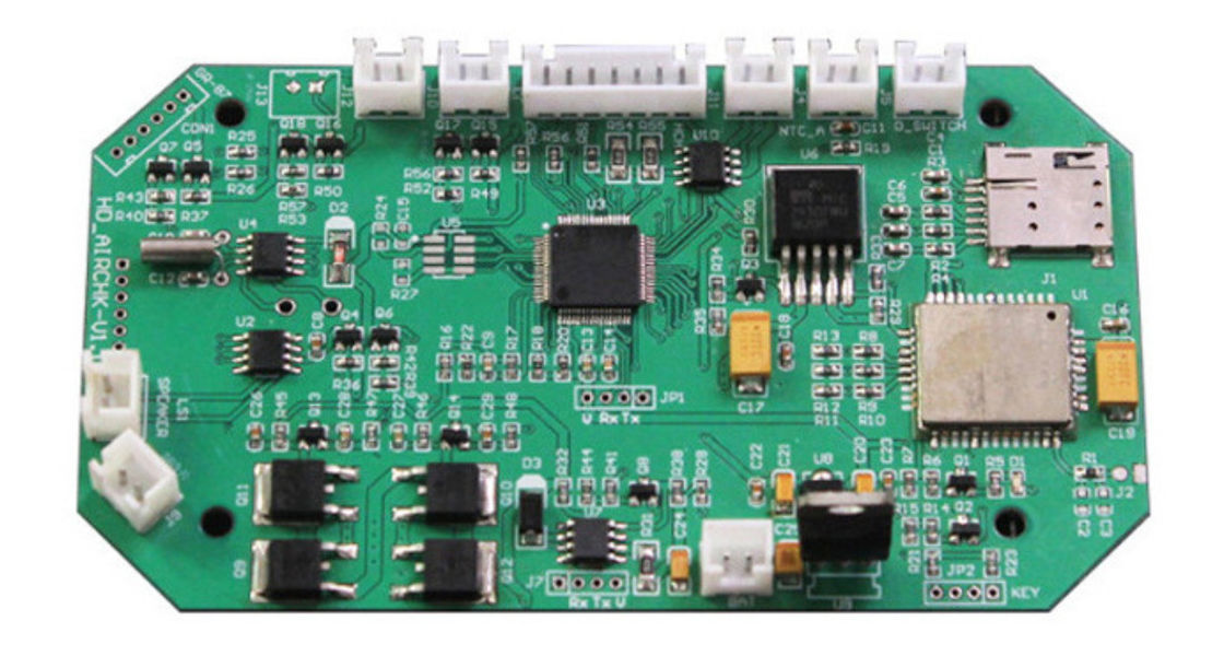 Dubbelzijdig circuitbord Custom For Shared Home Formaldehyde Detector Control Board Met Alarm Functie