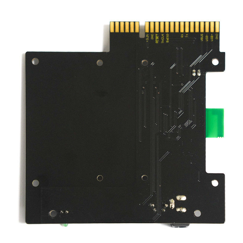 Printed Circuit Board Rohs Compliant & UL Certified FR-4 PCBA Met Solder Mask Kleur Zwart 1 oz Koper