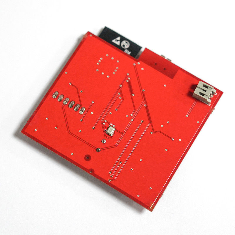 UL-gecertificeerde dubbele laag Rode FR-4 Printed Circuit Board PCBA voor elektronicaproductie